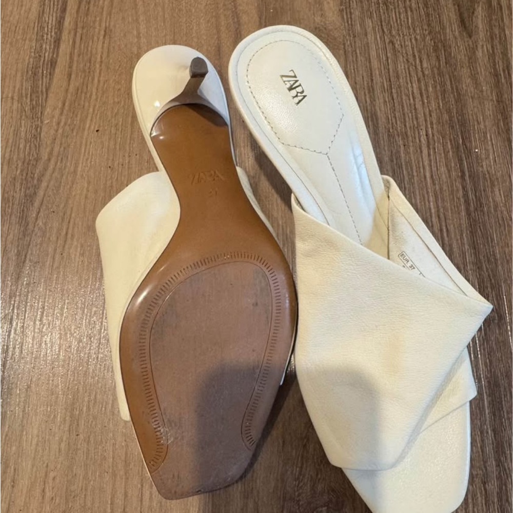 Zara Cream Women's Mules
